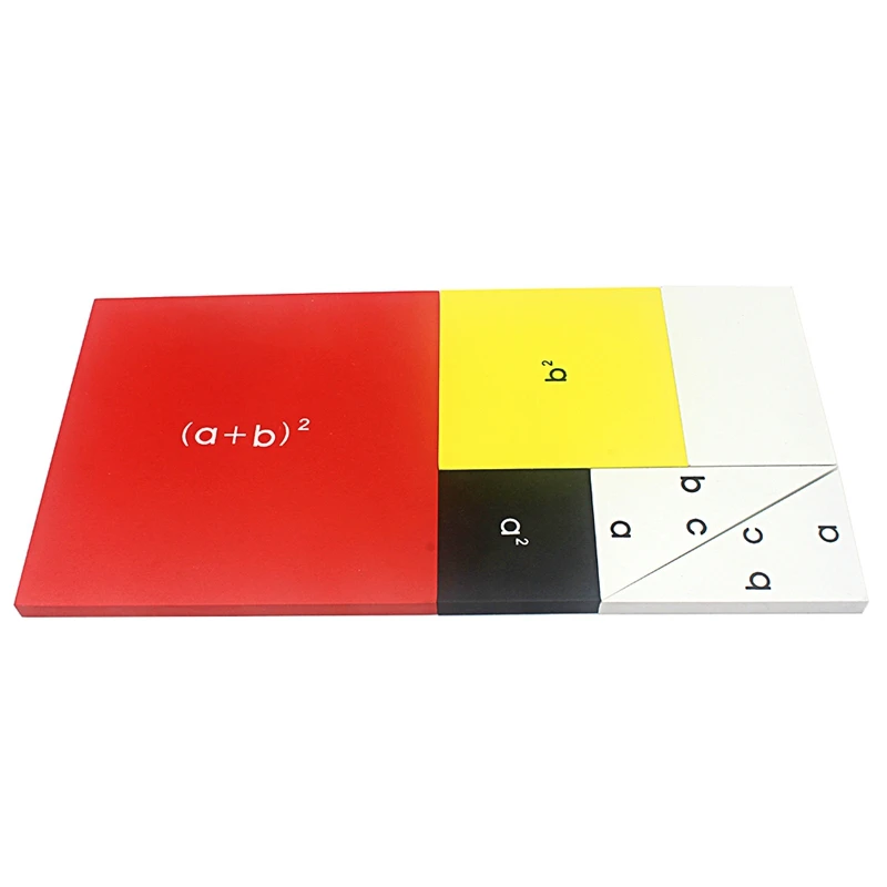 Wooden Toy Montessori Pythagorean Theorem ABC Board Math Formula Learning School Classroom Teaching Aids Early Educational Toys