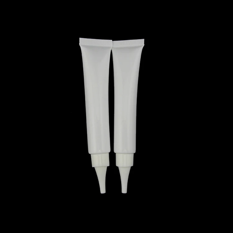 

50pcs 30 ml white PE plastic hose with spiral prongs cap, BB Cream liquid foundation soft tube ,cosmetics packaging Hoses