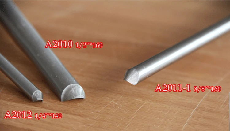 Jeu de gouges de broche pour tour à bois A2010 A2012, pour le travail du bois HSS