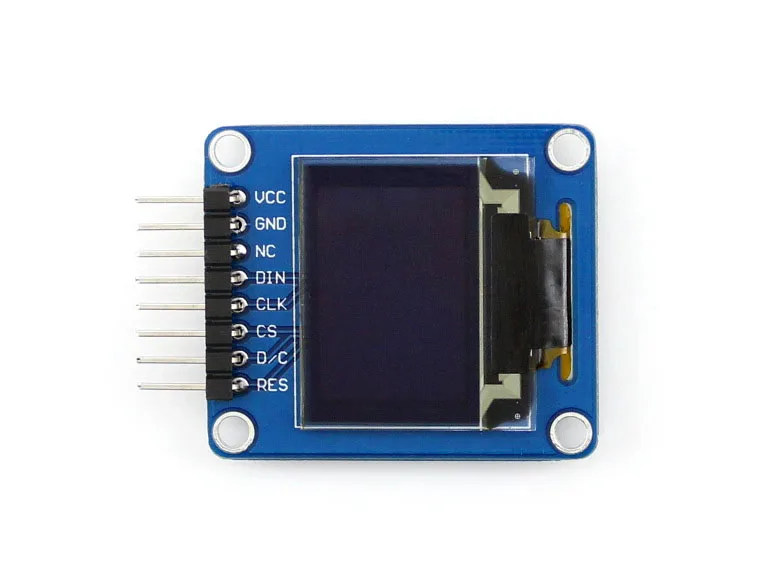 

Waveshare 0.95inch RGB OLED (A) small Display Module 1331 Driver Chip 96x64Resolution SPI Interfaces curved/horizontal pinheader