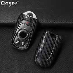 Ceyes Car Styling Auto Protection Key Shell Case For Opel Astra Buick Encore Envision Carbon Fiber Cover Accessories Car-Styling