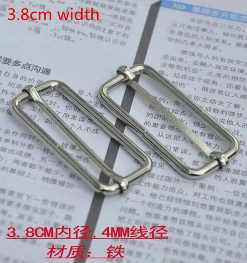 

50pcs/lot 38mm 1.5'' Iron Webbing Buckle Accessories for Handmade Bags, Shoes and Handbag Hardwares Free Shipping