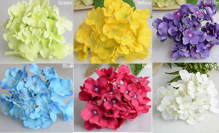 

20 Bunches Silk Hydrangea Flowers For Wedding Party Holiday Hotel Archway Arch Door Decoration