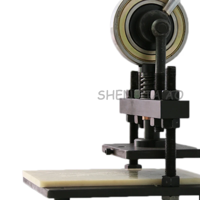 Prensa troqueladora de cuchillo Manual, máquina de corte de cuero a presión, molde de cuero Manual/máquina cortadora de troqueles, 1 ud.