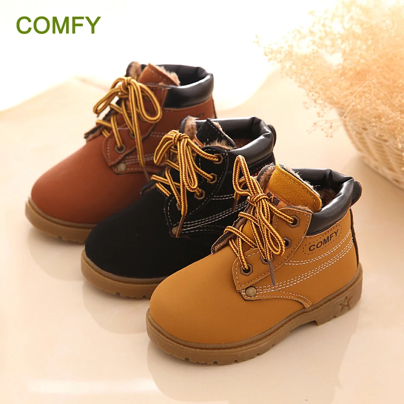 New Fashion Winter Baby Boots Boys And Girls Calzado Botas Ninas 2022 Infant Girl Winter Leather Boots Baby Warm Snow Boots