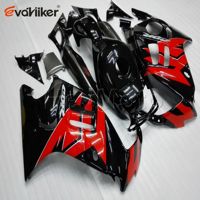 Motorcycle cowl Full fairing kits for CBR600F3 1997 1998 black red CBR 600 F3 1997 1998 ABS Plastic motorcycle fairing