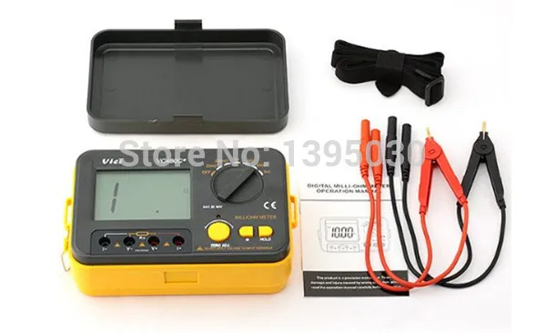 Imagem -02 - Multímetro Digital de Alta Precisão Multímetro Milli-ohm Tester de Baixa Resistência Vc480c Mais Novo