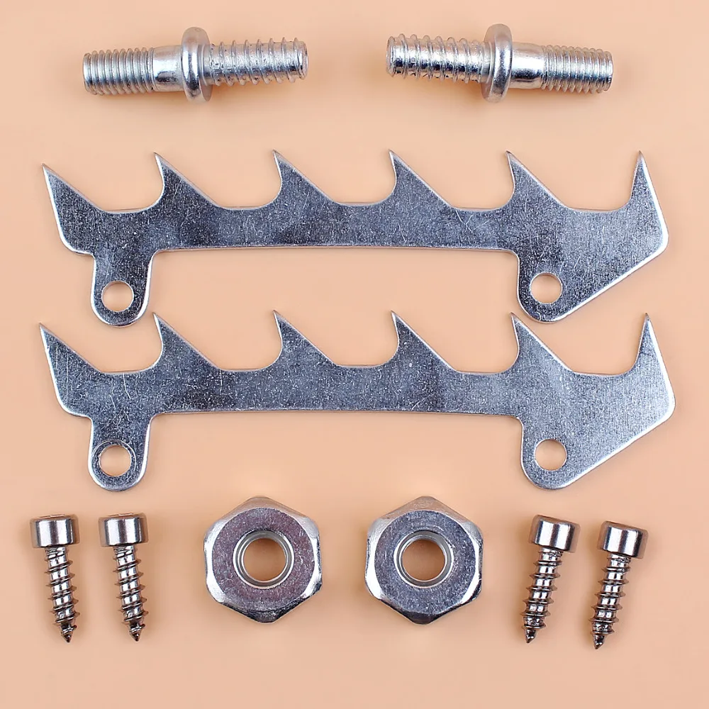 BUMPER SPIKE FELLING สุนัข STUDS NUTS สำหรับ STIHL 019 020T MS181 MS192T MS200T 017 018 MS170 MS171 MS180 021 023 025 MS210 MS230