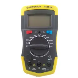 Misuratore di capacità Digtital Tester di condensatori XC6013L Tester di capacità del misuratore di circuito MF UF