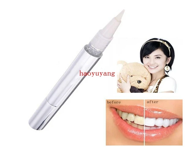 Free Shipping 500pcs Teeth Whitening Pen Gel Bright White Smile Dental Care Kit Beauty FOREVER White