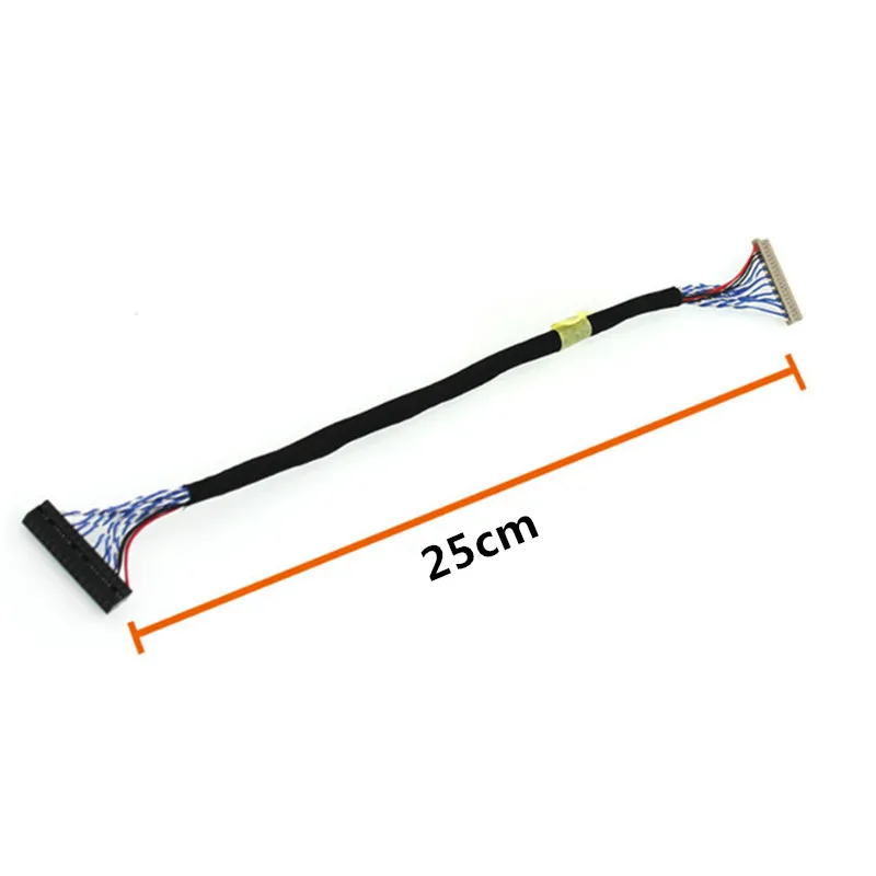 LCD screen line Generic driver board Cable DF14 20pin double 6 30 to 20 lvds cable LVDS 2ch, 6bit