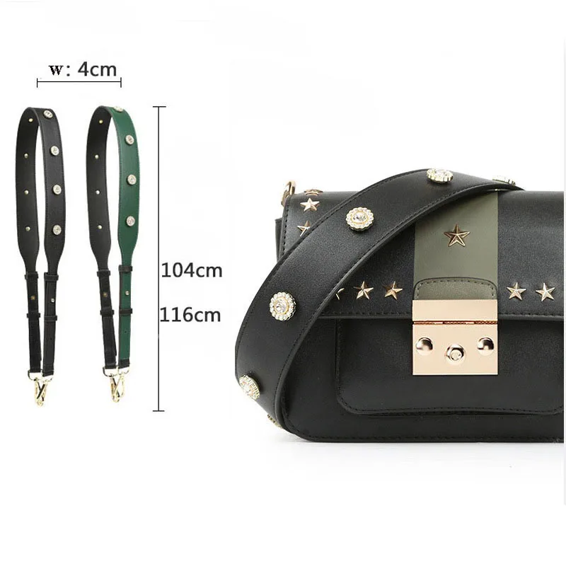 Fashion Women Bag Strap Elegant Style Summer pu Leather Straps for Handbags Lengthened Replacement Shoulder Strap