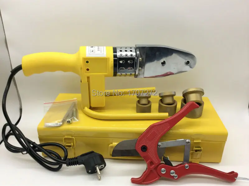 Máquina de soldadura de tubos PPR, soldador de plástico, máquina de soldadura de plástico AC 220V 600W, 20-32mm para soldar tubos de plástico, envío gratis