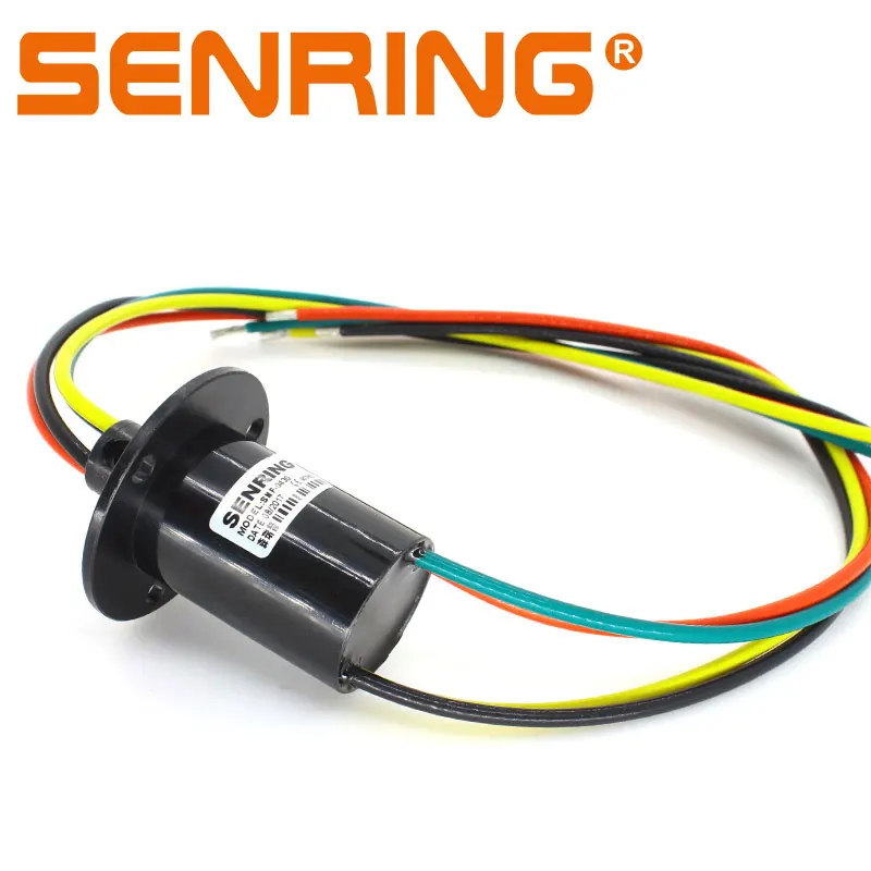 High Current Wind Power Slip Ring 2/3/4/6/8/12 Wires of Dia. 22mm for 5A/10A Current Capsule Sliprings Rotary Unions