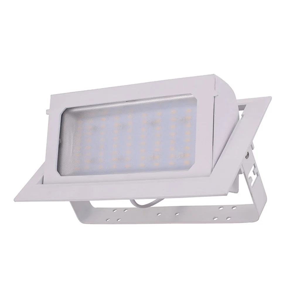 2pcs/lot High power Led downlight 40w Rectangular Square led downlight shop indoor LED Flood light rotate angle AC110-240V