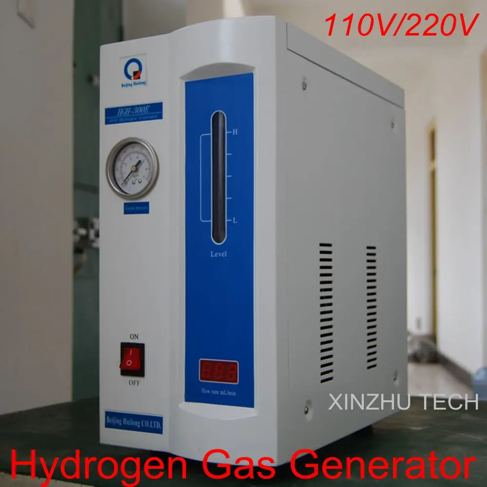 HGH-300E 500E High Purity Hydrogen Gas Generator H2: 0-300ml, 0-500ml For Gas Chromatograph 110V/220V