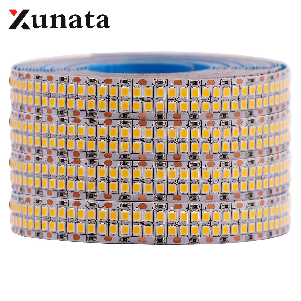 5m 2835 LED Strip Light Warm White / Cold White 240LEDs/m 480LEDs/m Flexible Tape Ribbon Led Light Strip Lighting DC 12V / 24V