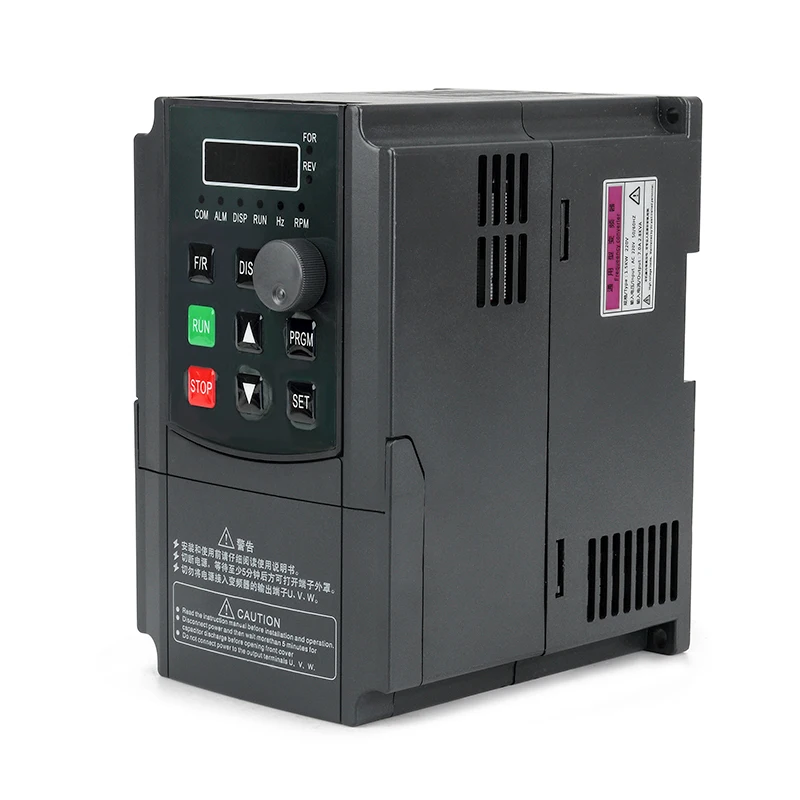 New  0.75KW/1.5KW /2.2KW inverter VFD 220V VARIABLE FREQUENCY DRIVE INVERTER single phase input 3 phase output wholesale