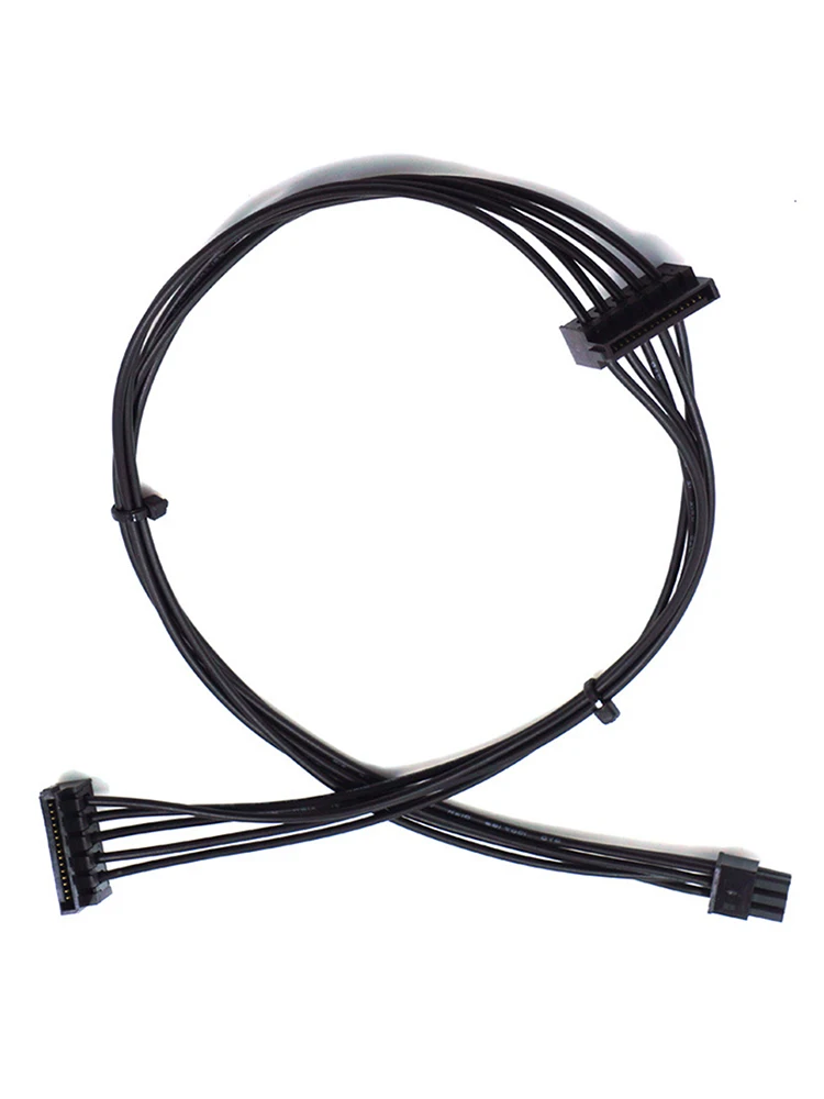 

New Mini 6 Pin to 2 SATA 15PIn Power Supply Cable for Dell 3250 3268 3650 3653 3660 3667 3668