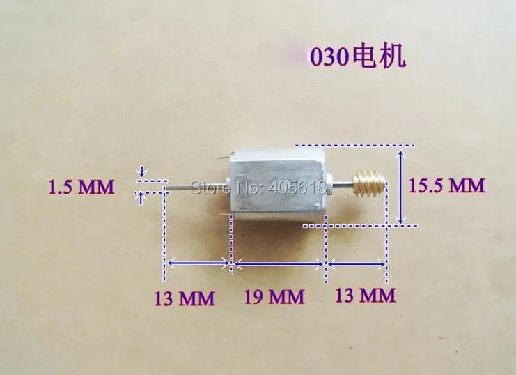 10pcs Mitsumi DC micro motor carbon brush motor  MOTOR dc Biaxial  030 motor long axis 12V Current 0.055A 13500 RPM