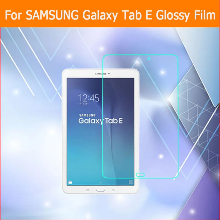 HD Clear Glossy screen protector film For samsung GALAXY Tab E SM-T560 9.6