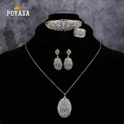 Moroccan Caftan wedding gold jewelry set green stone fashion jewelry set copper high quality jewelry set