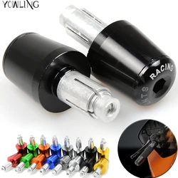 Motorcycle CNC 22MM Handlebar Grips Handle Bar Cap End Plugs For SUZUK Hayabusa 1300 GSR 600/750 GSXR 600/750 SV 650 SV650