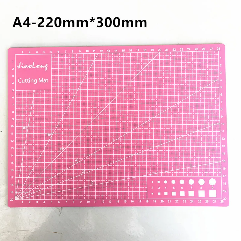 PVC Cutting Mat A4 Durable Self-healing Cut Pad Patchwork Tools Handmade Diy Accessory Cutting Plate 30*22cm