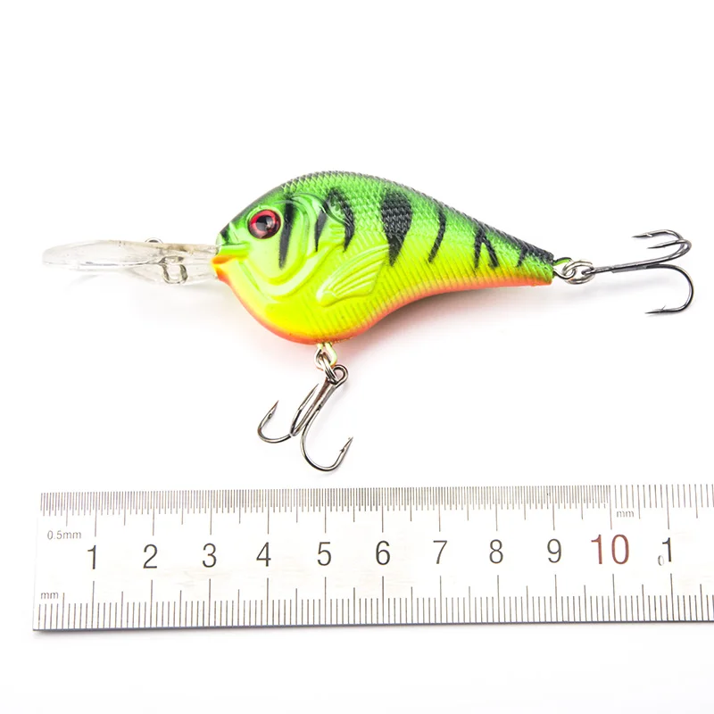 Lowest Price Sale 5Pcs/Lot Fishing Lure Deep Swimming Crankbait 9.5cm11g Hard Bait Tight Wobble Slow Floating Fishing Tackle