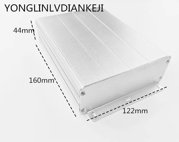 

Guide rail controller PCB aluminum profile housing 122*44-160mm Aluminum box/shield aluminum housing/