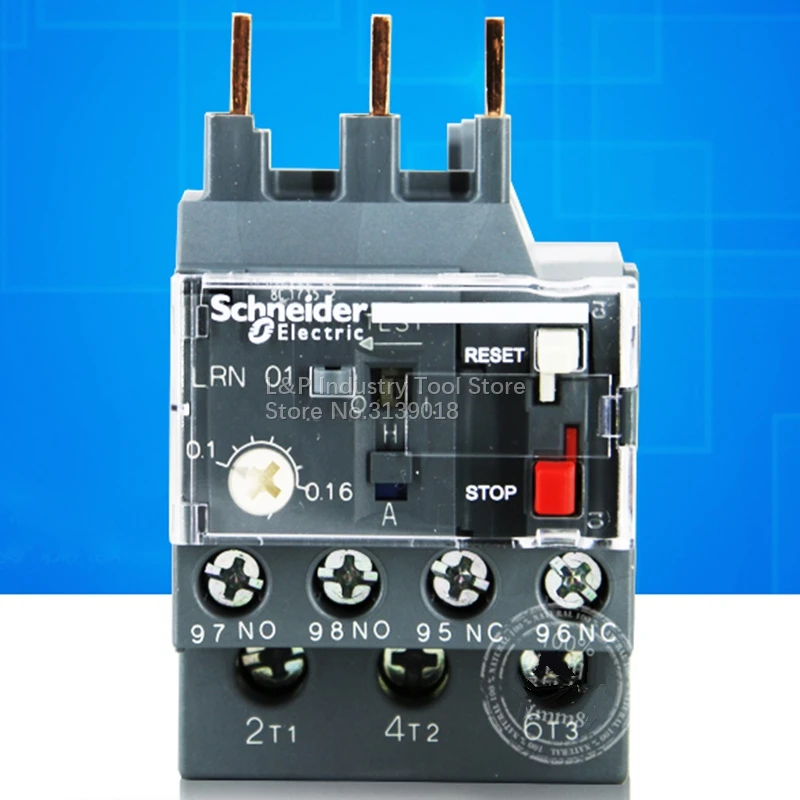 Original Schneider Electric Copper Electric Contact LRN01N LRE01N 0.1-0.16A For LC1E LC1N Protect D3N Thermal Overload Relay