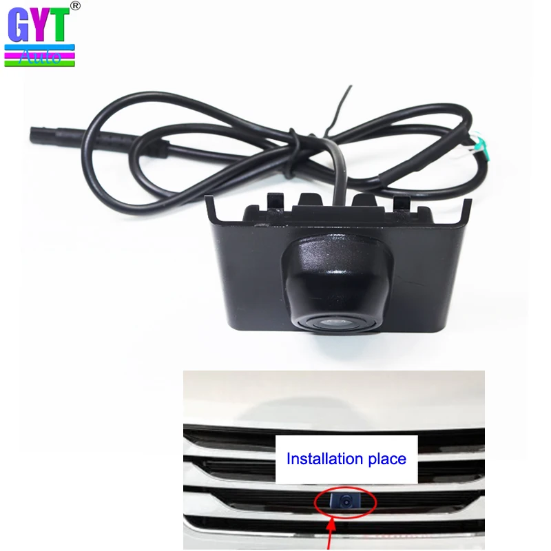 Car front view camera for Hyundai Santafe 2013-2016 Hyundai New Tucson 2015 2016 Car Front view Vehicle Camera Parking Kit