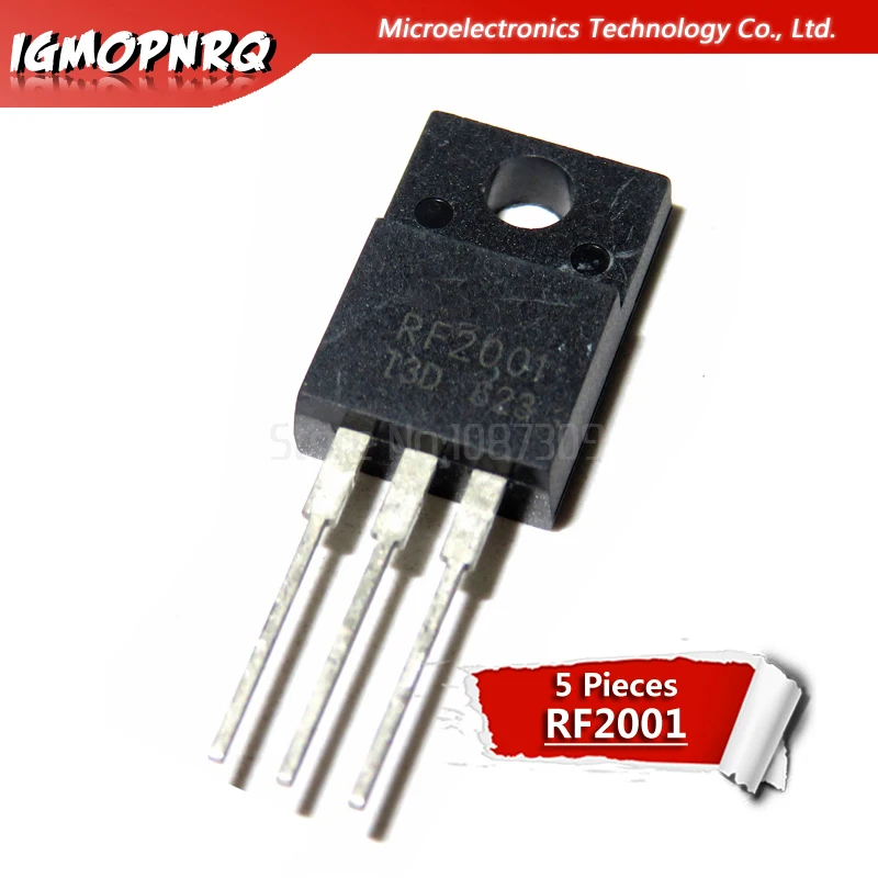 5PCS RF2001 TO-220F RF2001T3D RF2001-T3D TO-220 new original