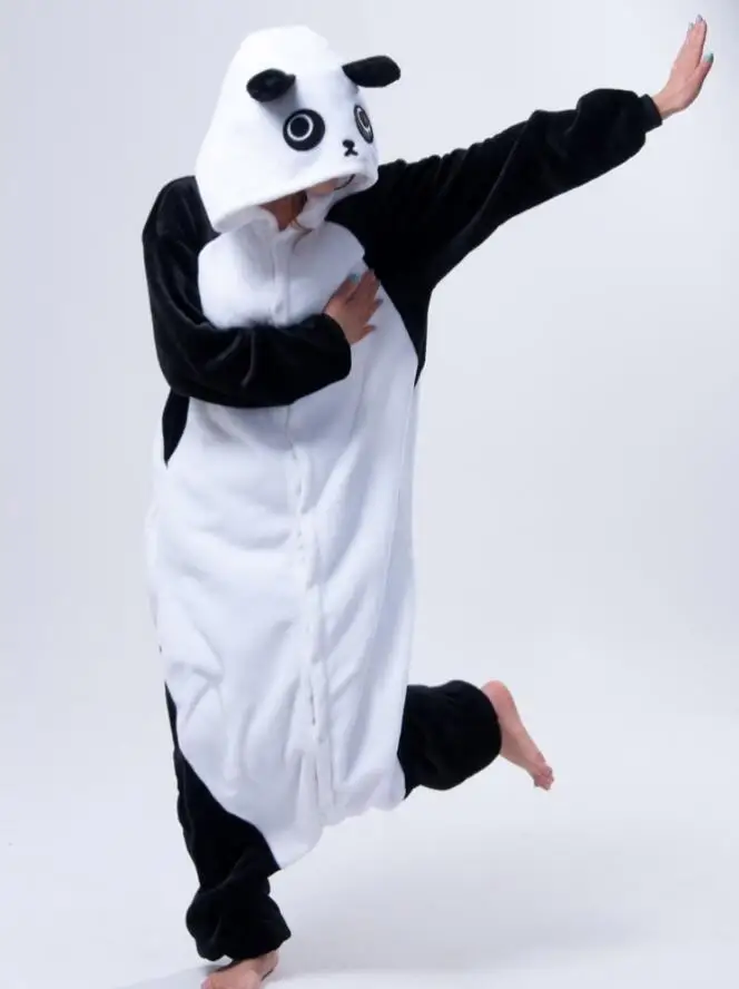 Cartoon animal conjoined Panda Pajamas Unisex Animal Onesies Sleepwear Jumpsuit Pyjamas Kigurums Animal onesies pajamas