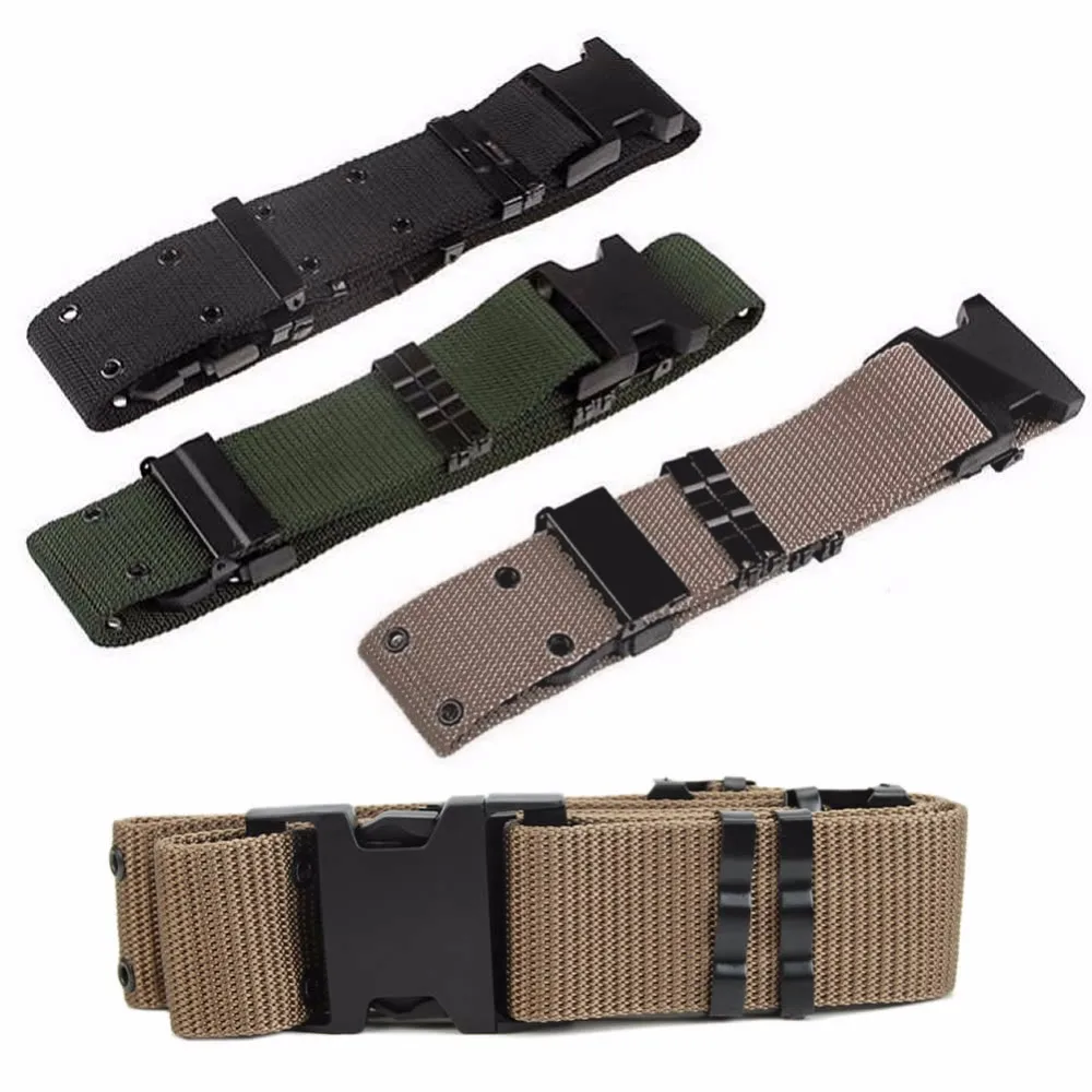 Adjustable Military Rescue Rigger Outdoor Tactical Belt Nylon Airsoft Combat Belts 2 5