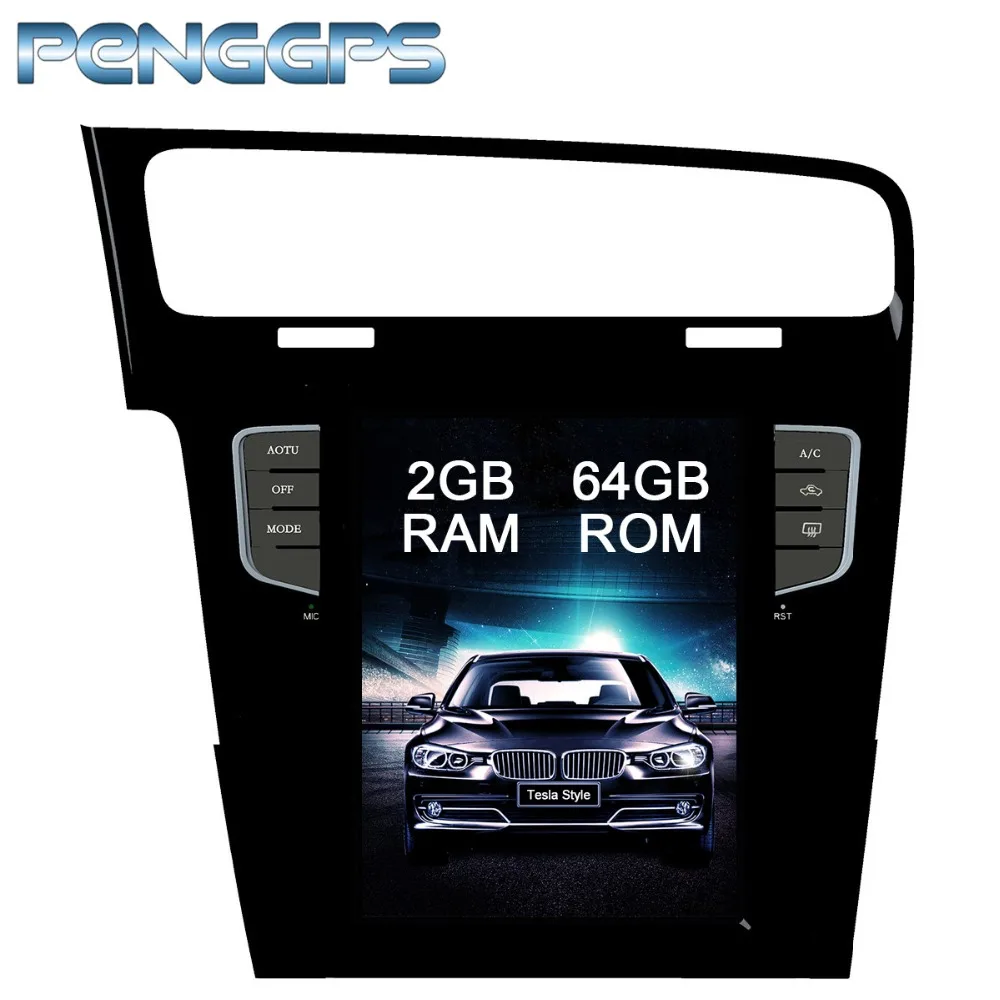 

10.4 Inch Tesla Style 64G Android 7.1 Car GPS Navigation for Volkswagen VW GOLF 7 2013-2016 DVD Player WIFI IPS Screen Headunit