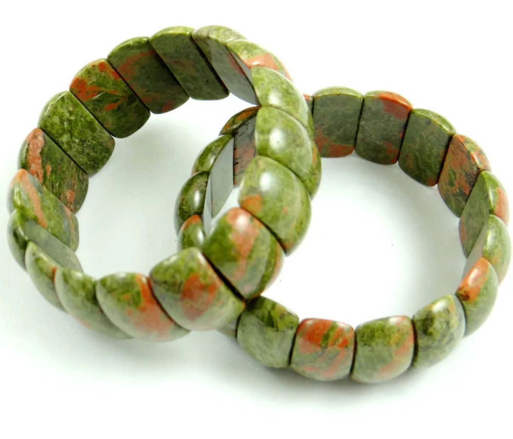 Natural Stone Tiger eye Unakite agates Quartz crystal bead bracelet DIY jewelry energy Bangles Stretch Chain bracelets for women