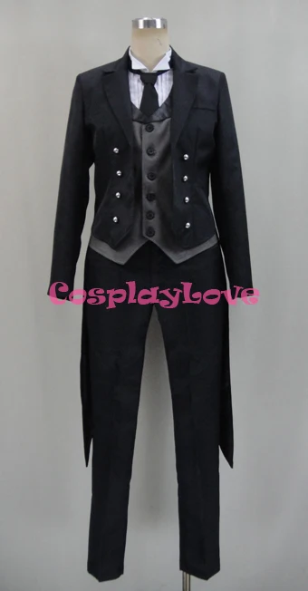 Black Butler Cosplay Book of Circus Sebastian Michaelis Cosplay Costumes