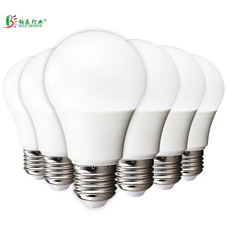 

BOLEDENGYE LED Light Bulb 5W 7W 9W 12W 15W Equivalent E27 E26 Base non dimmable smd5730 2700K Cold White 220V 240V 110V