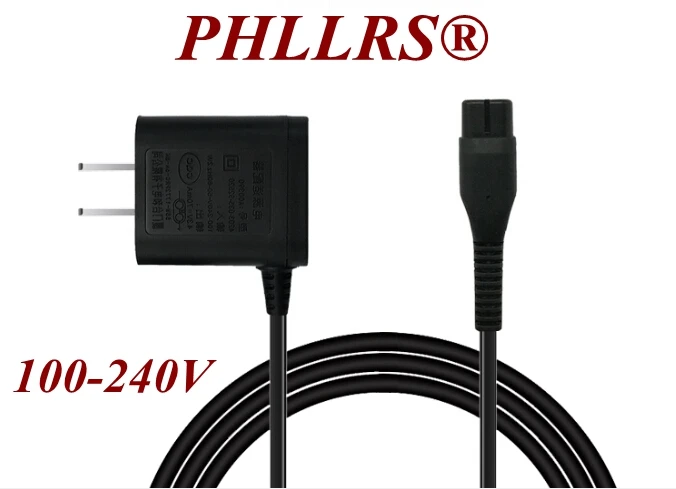 

1Pcs A00390 Replace head AC DC Us Plug Charger Power Cord Adapter for Philips shaver S510 S511 S512 S520 S528 S530 S531 S538