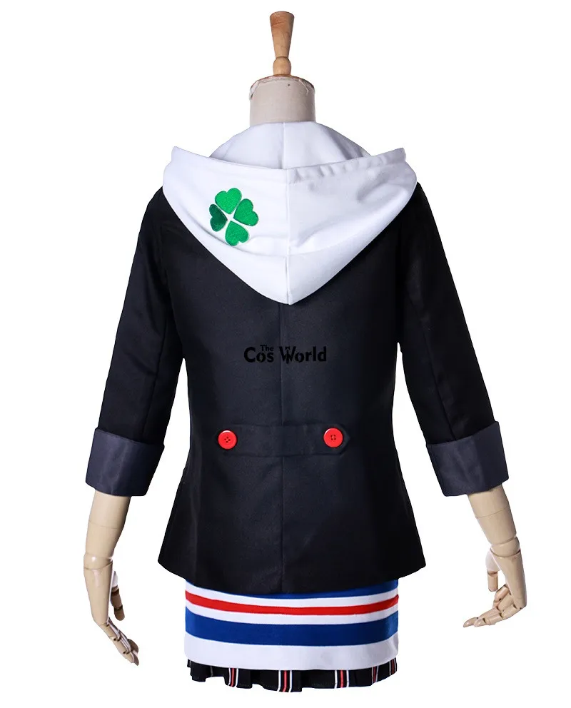 Persona 5 Anne Takamaki Panther Hoodie Coat School Uniform Dress Outfit Games Cosplay Costumes