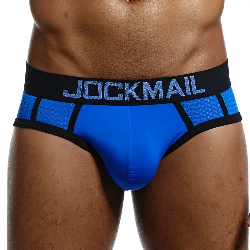 JOCKMAIL brand mens briefs sexy men underwear mens underpants male panties shorts U convex pouch men bikini Gay underwear