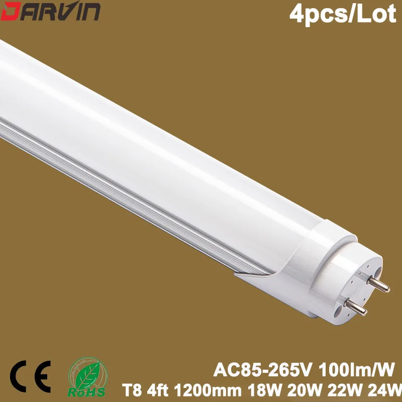 tubo de led t8 com pes 1200 mm lampada led ra80 24w 110v 220v tamanhos 01