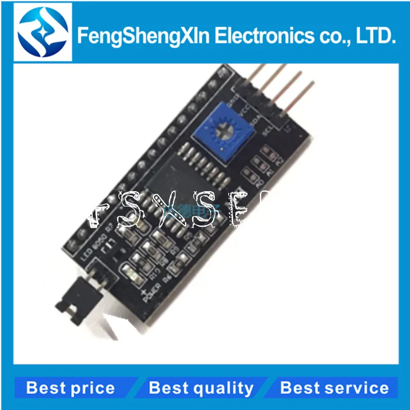 1pcs/lot IIC I2C TWI SPI Serial Interface Board Port 1602 2004 LCD LCD1602 Adapter Plate LCD Adapter Converter Module PCF8574