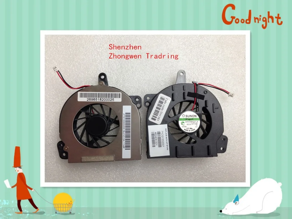 1PCS-10PCS Genuine New Free Shipping For HP Compaq C700  500 510 520 530 2-Pins  CPU Cooling Fan