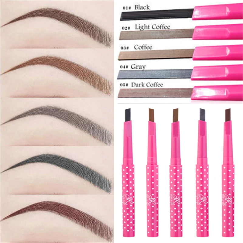 Eyebrow Pencil Powder Pen Waterproof Eye Brow Liner Pencil Shaper Long Lasting Makeup Beauty Tools