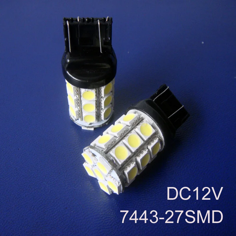 

High quality 12V 5W Car 7443 Led Bulb Lamp Light Auto Rear Fog Lamp,W21/5W Brake Light T20 Parking Light free shipping 10pcs/lot