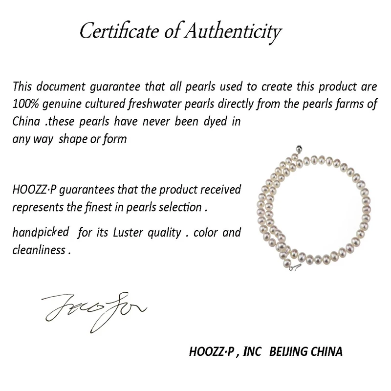 HOOZZ.P 6-7mm White Black Freshwater Cultured Pearl Set Necklace/Bracelet/Earring set for women Anniversary Engagement  Wedding