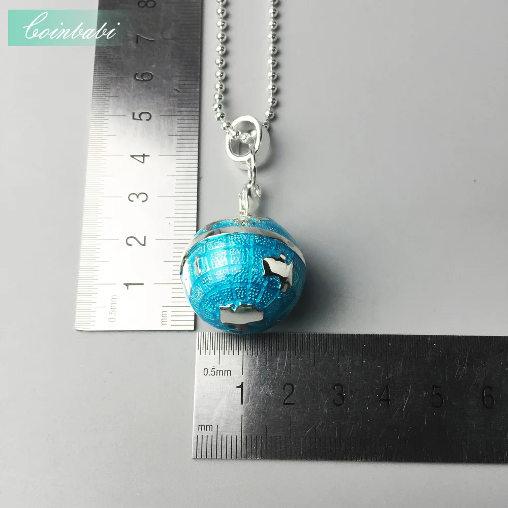 Necklace Globe Trendy Gift For Women & Men, Europe Style Soul Jewelry 925 Sterling Silver  Fashion Jewelry Wholesale