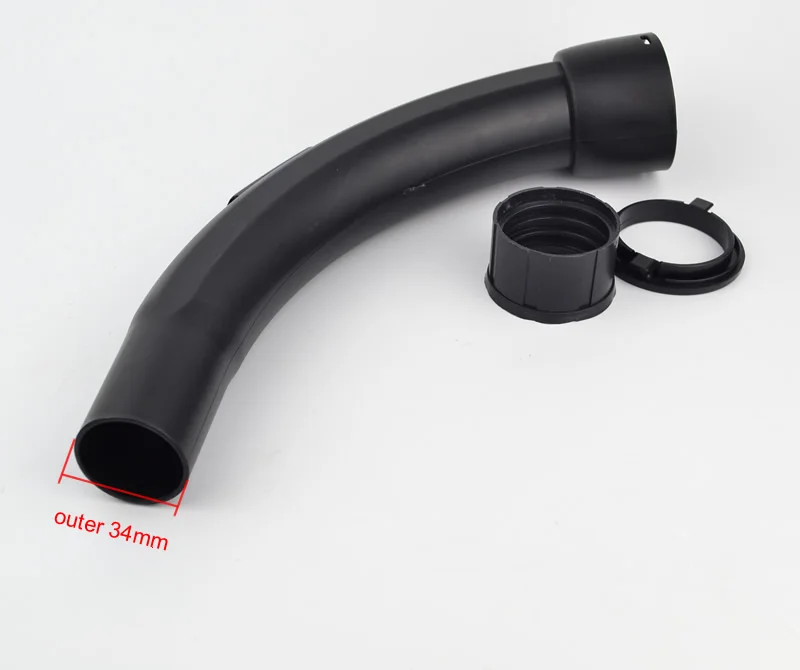 Vacuum cleaner hose handle/Bend tube/Connecting pipe, For straight tube inner 35mm/ thread Hose outer 42mm,vacuum cleaner parts